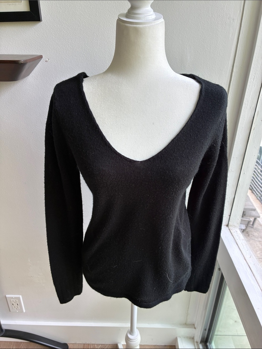 Bloch Black V-Neck Lightweight Sweater